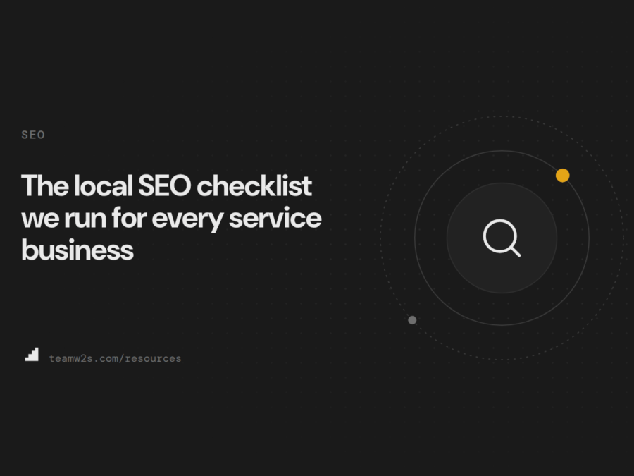 The local SEO checklist we run for every service business